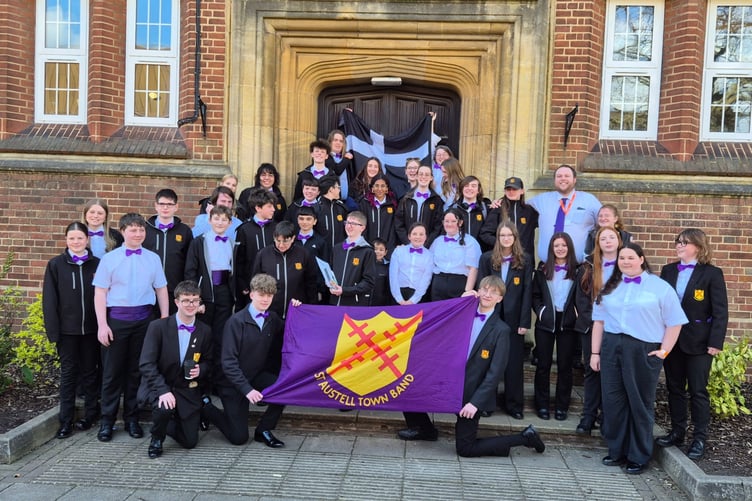 St Austell Youth Band won their section at the National Youth Brass Band Championships of Great Britain held in Birmingham.