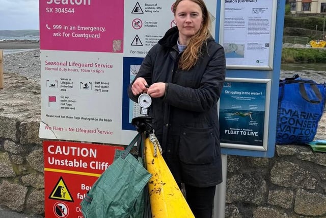 MP lends a hand at beach clean up