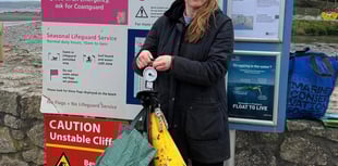 MP lends a hand at beach clean up