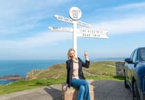 Celebrity Jodie Kidd visits Land's End to launch electric motoring campaign