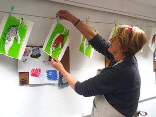 Vibrant exhibition to brighten town