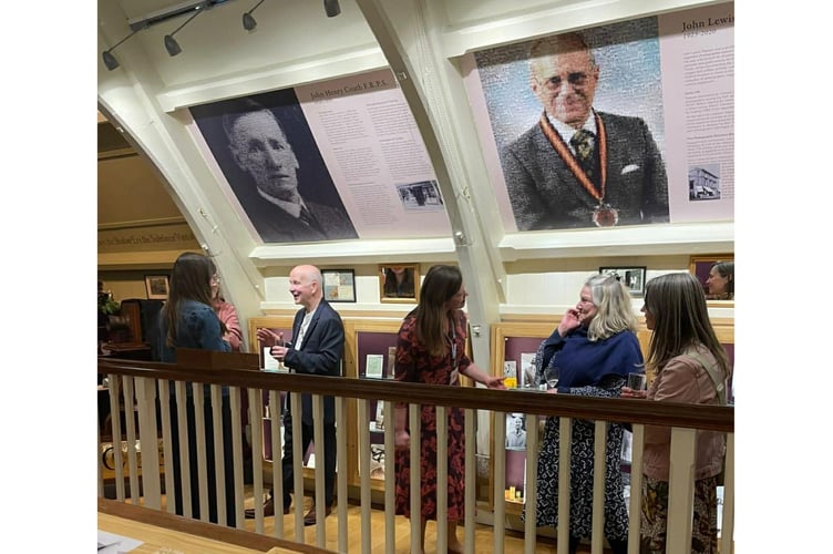 Launch night at Liskeard Museum for the new John Rapson Gallery