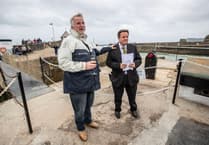 Celebrations as huge project completed at heritage harbour in Cornwall