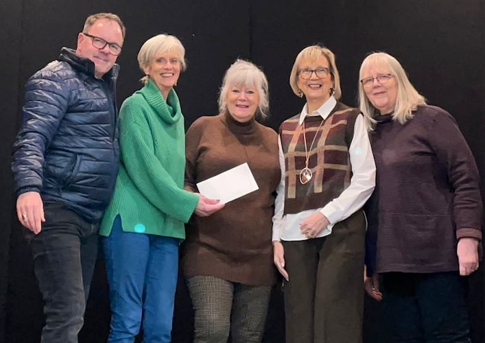 The Jubilee Hall in Mevagissey has benefited from funds raised by the pantomime.