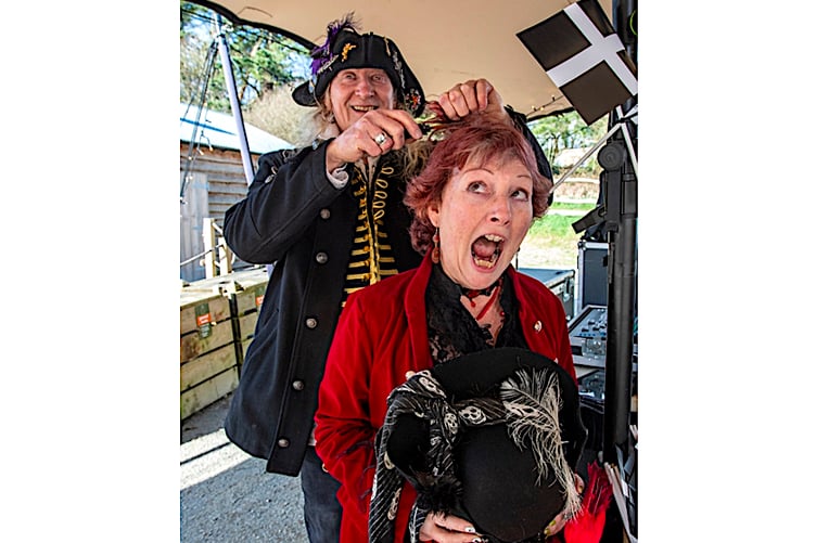 Pirate Shelley Shiraz, also known as Michelle Stevenson, is having her head shaved for charity for the second time. (Picture: Paul Willams)