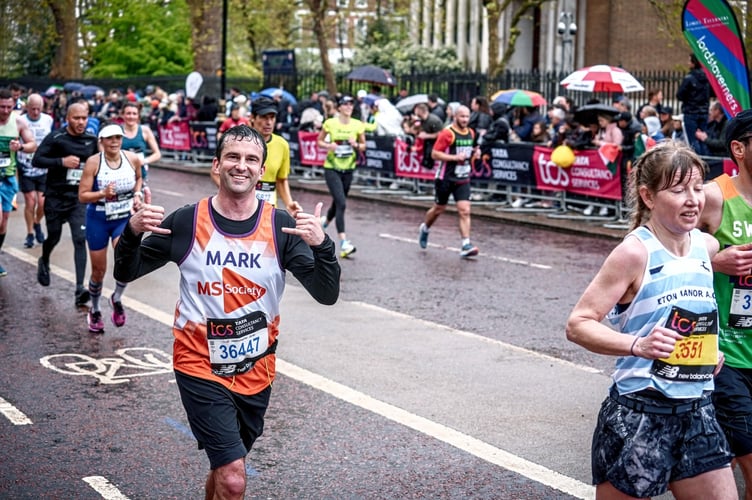 Looe Community Academy teacher Mark Deacon is gearing up to take part in this year's London Marathon
