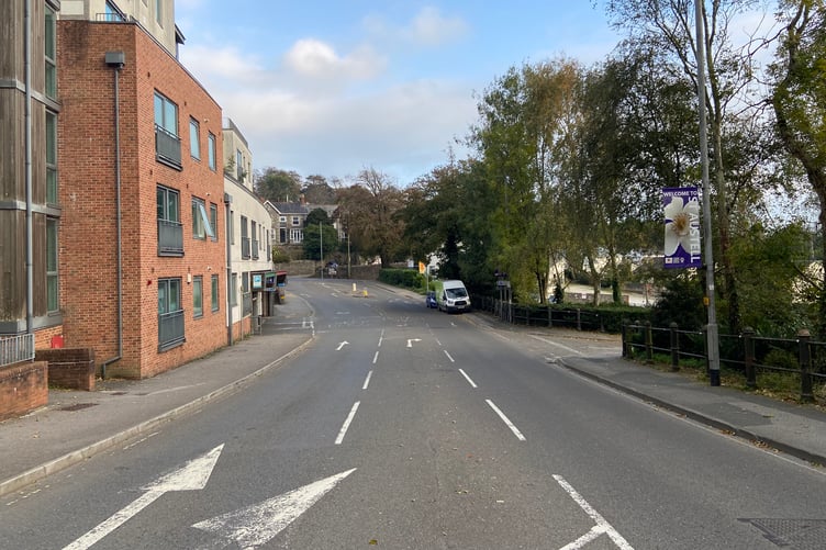 Southbound traffic will be diverted away from Trinity Street while the works take place. (Picture: Andrew Townsend)