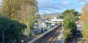 Brick thrown at train passing through town