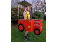 Dairy farmer hoping to break marathon record in a 'tractor costume'
