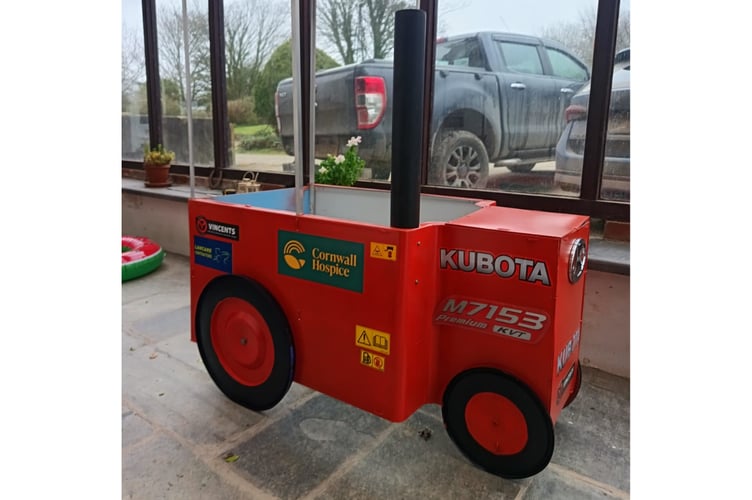 The tractor costume.