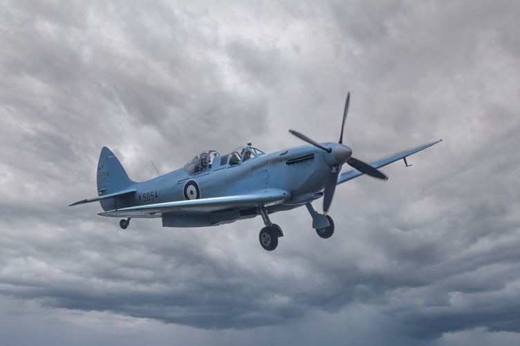 The Spitfire soars over St Mawgan (Picture: Nick Miles)