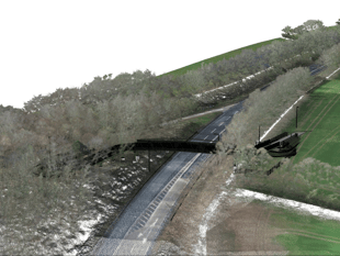 Planning: Final details of A38 footbridge approved by council