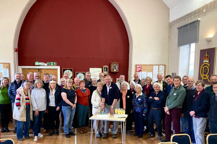 Cutting the cake are Ken and Lorraine James who currently reside full time at the fort and are the owners who have owned a single apartment for the longest time, having purchased in August 1986. (Picture: Sue Webb)