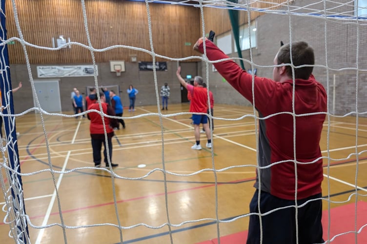 A disability football session being held in Cornwall (Picture: GLL)