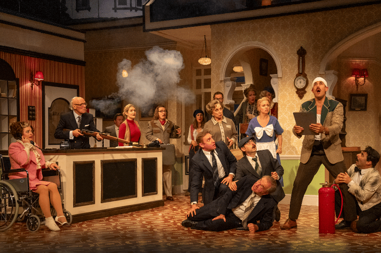 Cast of Fawlty Towers - The Play (Picture: Hugo Glendinning)