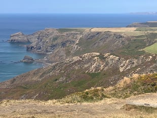 Amazing views from highest cliff in the county