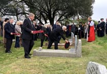 Restored graves unveiled for firefighters killed in wartime tragedy