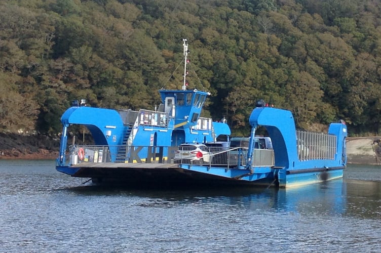The King Harry Ferry crossing the River Fal. (Picture: Andrew Townsend)
