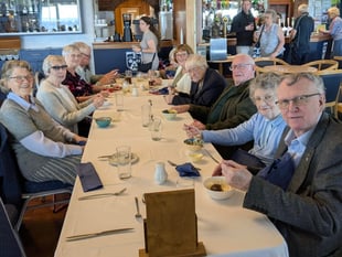 Sunday lunch gathering goes down a treat for Oddfellows members 