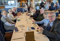 Sunday lunch gathering goes down a treat for Oddfellows members