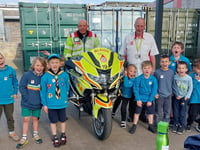 Emergency riders deliver big impact at Scout visit