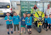 Emergency riders deliver big impact at Looe Scout visit
