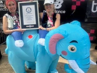 Looe pair stampede into record books