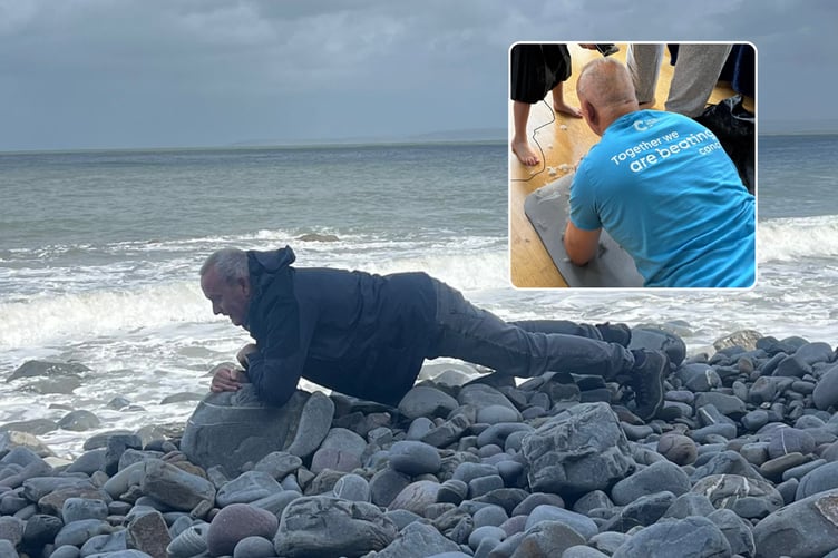 Nigel Brawn Cornish Planking Charity Challenge