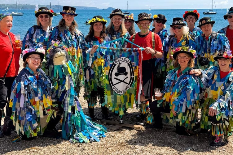 Members of Boscastle Border Morris were among those who performed at the festival