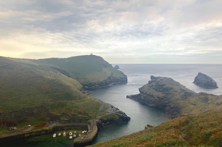 Looking down on the entrance to the harbour at Boscastle in North Cornwall. (Picture: Andrew Townsend)