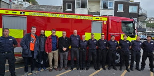 Firefighting skills showcased during Looe fire station tour