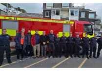 Firefighting skills showcased during Looe fire station tour