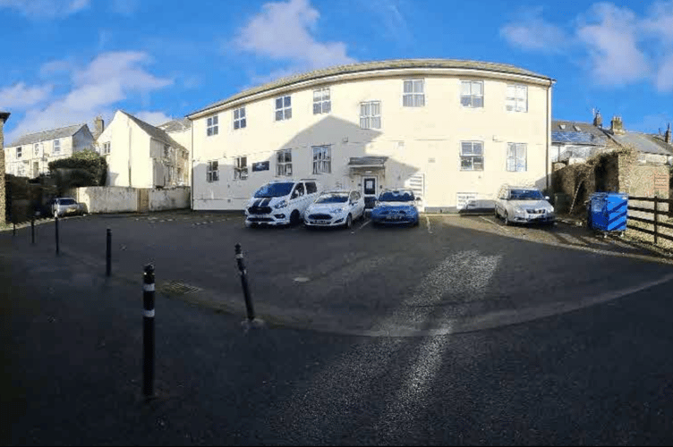 A panorama of the view to the rear of Bell House in Liskeard (Picture: Cornwall Council)