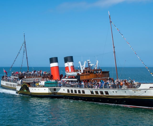 Last seagoing paddle steamer will be off coast