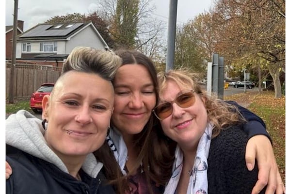 Victim survivors and ‘soul sisters’, L to R, Lauren Preston, Laura Hughes and Mary Sharp.