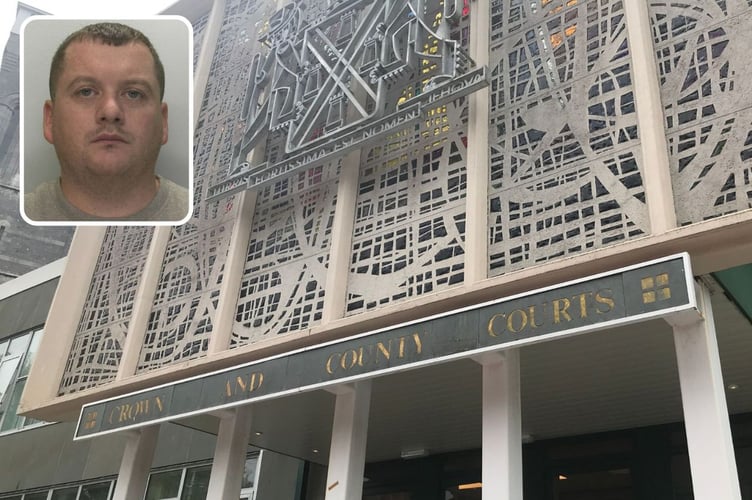 Greg Disbrey from Saltash, was sentenced at Plymouth Crown Court to seven years and six months in prison