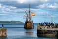 Sailing ship makes impressive entry at heritage harbour