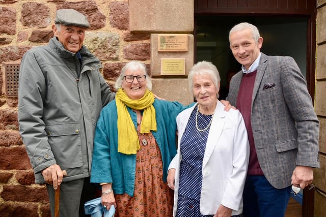 New plaques unveiled in tribute to royal visit and village heritage