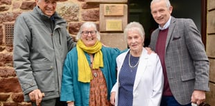 New plaques unveiled in tribute to royal visit and village heritage