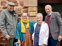 New plaques unveiled in tribute to royal visit and village heritage