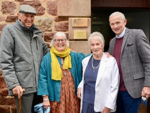 New plaques unveiled in tribute to royal visit and village heritage