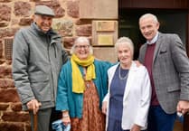 New plaques unveiled in tribute to royal visit and village heritage