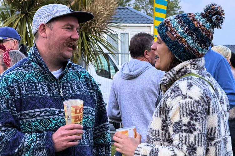 Couple - Beer Festival.