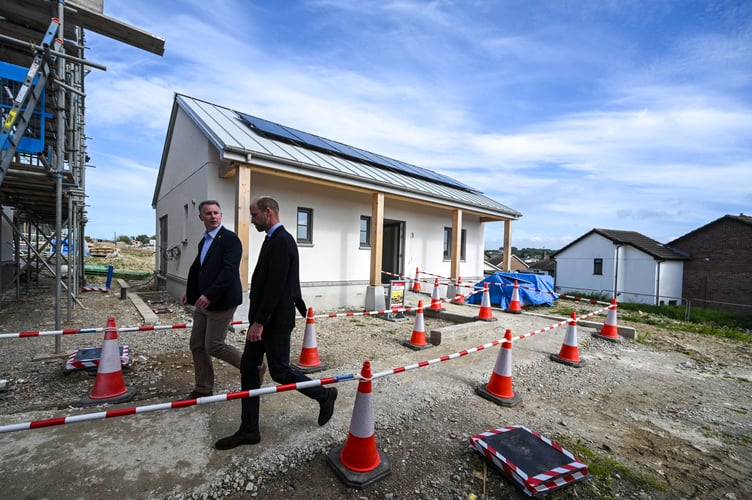 21/05/2026. Nansledan, UK. The Duke of Cornwall during a visit to a new Duchy of Cornwall housing development in Nansledan, marking the final stages of a project that includes homes purpose-built to address homelessness. Delivered in partnership with Cornish charity St Petrocs, The Royal Foundationâs Homewards programme and the Duke of Cornwallâs Charitable Foundation, the initiative demonstrates a collaborative approach to creating lasting housing solutions for homeless people in Cornwall. Picture by Andrew Lloyd / Kensington Palace