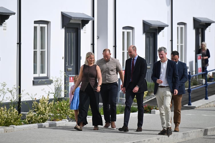 21/05/2026. Nansledan, UK. The Duke of Cornwall during a visit to a new Duchy of Cornwall housing development in Nansledan, marking the final stages of a project that includes homes purpose-built to address homelessness. Delivered in partnership with Cornish charity St Petrocs, The Royal Foundationâs Homewards programme and the Duke of Cornwallâs Charitable Foundation, the initiative demonstrates a collaborative approach to creating lasting housing solutions for homeless people in Cornwall. Picture by Andrew Lloyd / Kensington Palace