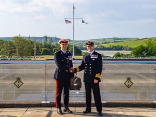 Cornish officer leaves HMS Raleigh for senior Royal Navy role