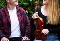 Violin and piano duo to play at Calstock venue in the autumn