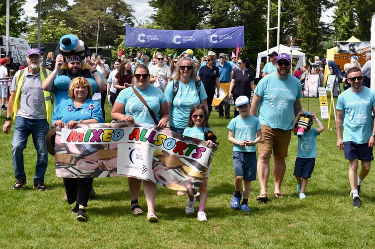 Participants of all ages were out in force as they took part in the Relay For Life event in Liskeard.