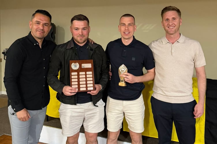 Callum O'Brien, Curtis Damerell, Karl Curtis and Dean Cardew.