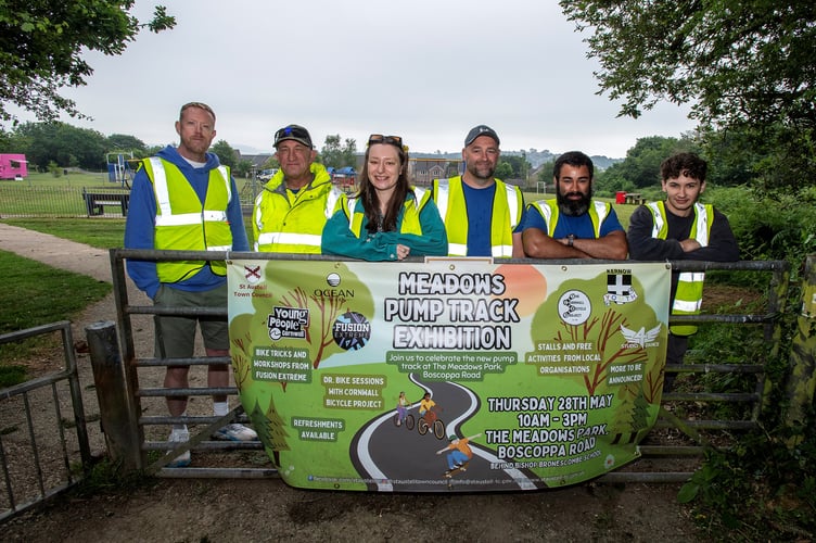 An exhibition was held as part of the official opening celebrations at the pump track in St Austell. (Picture: St Austell Town Council/Paul Williams)